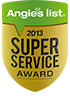 2013 Angie's List Super Service Award